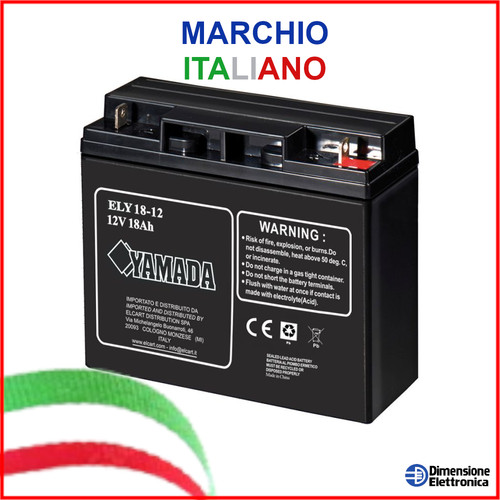 Batteria 12v 18ah piombo - batteria,