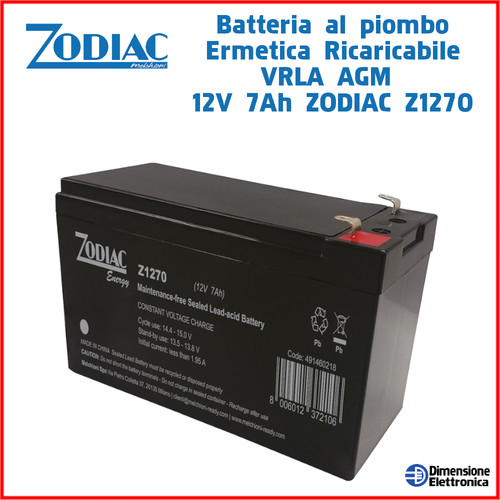 Batteria piombo 12v - batteria, al