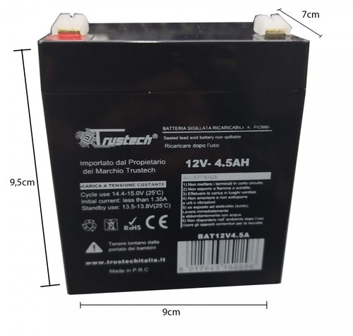 Batteria 12v 5ah piombo - batteria,
