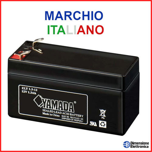 Batteria 12v 1 - 1.3a, 1.2ah