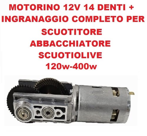 Motorino 12v 14denti - 12v,