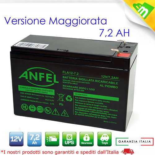 Np7 batteria yuasa - 12v, 7ah