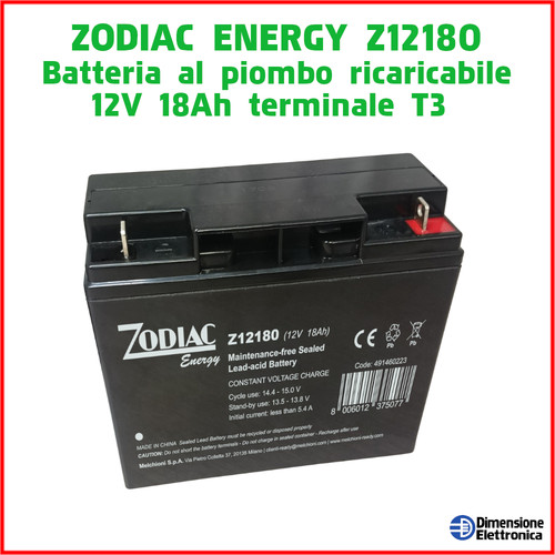 Batteria piombo 12v 18ah - batteria,