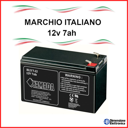 Batteria 12v 7ah piombo - batteria,
