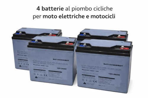 Batterie piombo 12v - 20ah, uso