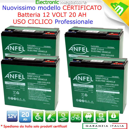 Batterie piombo 12v 20ah - 12v,