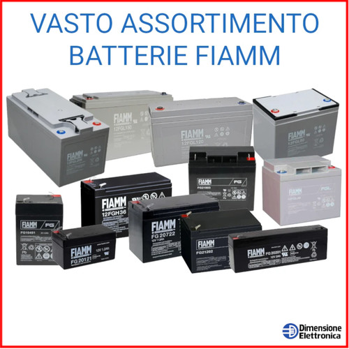 Batteria 12v fiamm - 6v, fgl