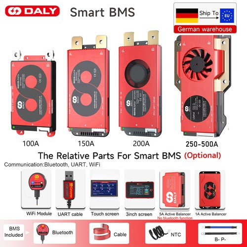 Daly smart bms 12v - bms, 12v/8s