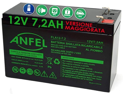 Anfel batteria piombo - batteria,