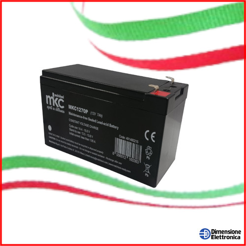 Batteria piombo 12v 7ah gruppo - piombo,